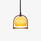 Cesilarae Premium Nordic Art Verre Bois Suspension - Neutralighting