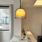 Cesilarae Premium Nordic Art Verre Bois Suspension - Neutralighting
