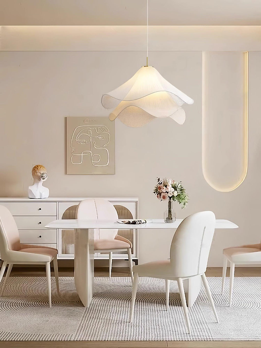 Mirelo Suspension Artistique en Tissu - Neutralighting