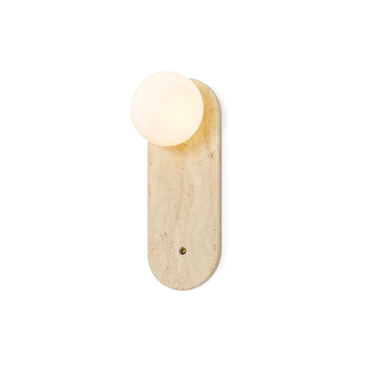 Lampe Murale en Travertin et Verre Moderne Minimaliste Zeshaen - Neutralighting