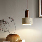 Ilshaa Suspension Minimaliste en Travertin - Neutralighting