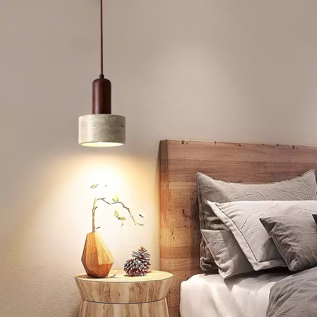 Ilshaa Suspension Minimaliste en Travertin - Neutralighting