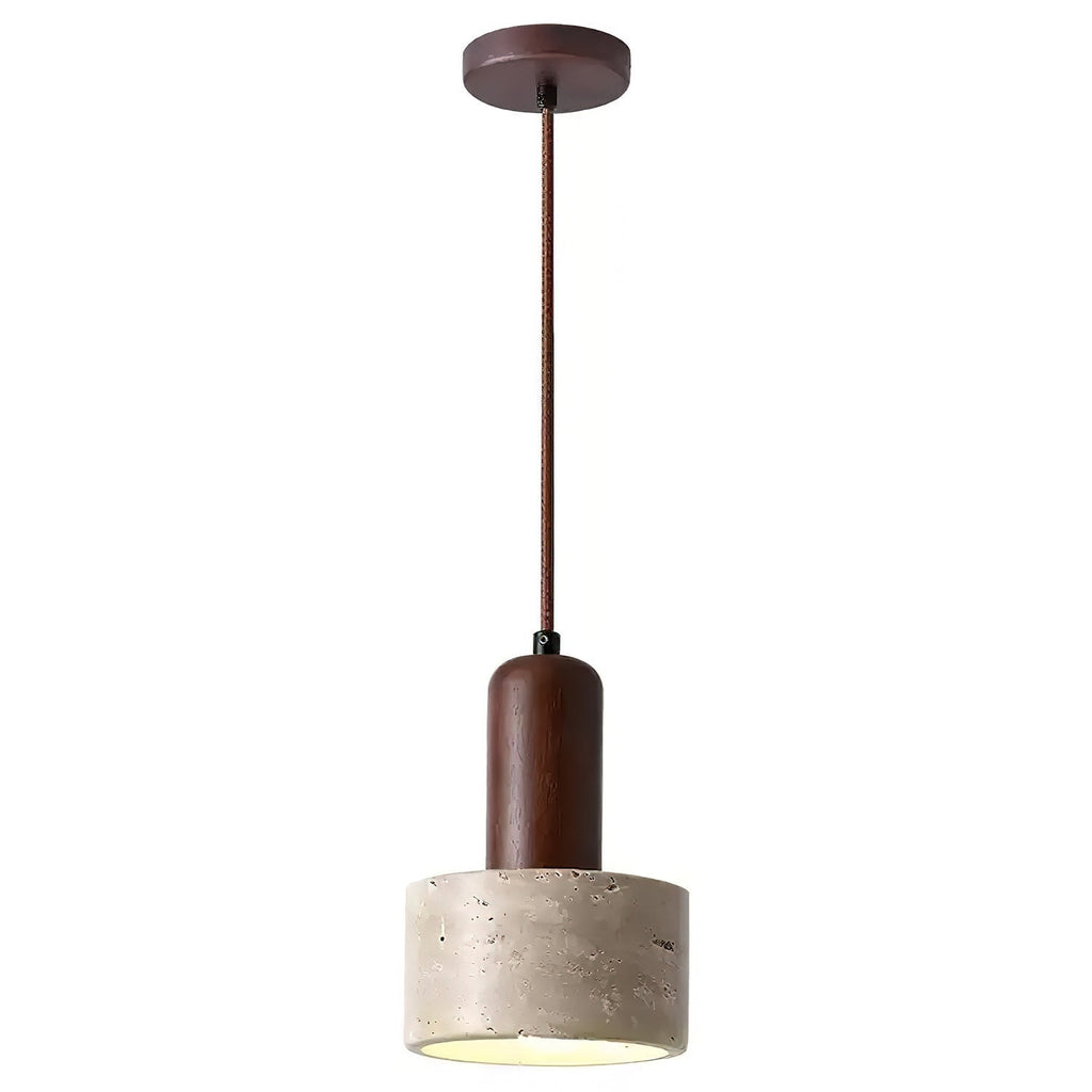 Ilshaa Suspension Minimaliste en Travertin - Neutralighting