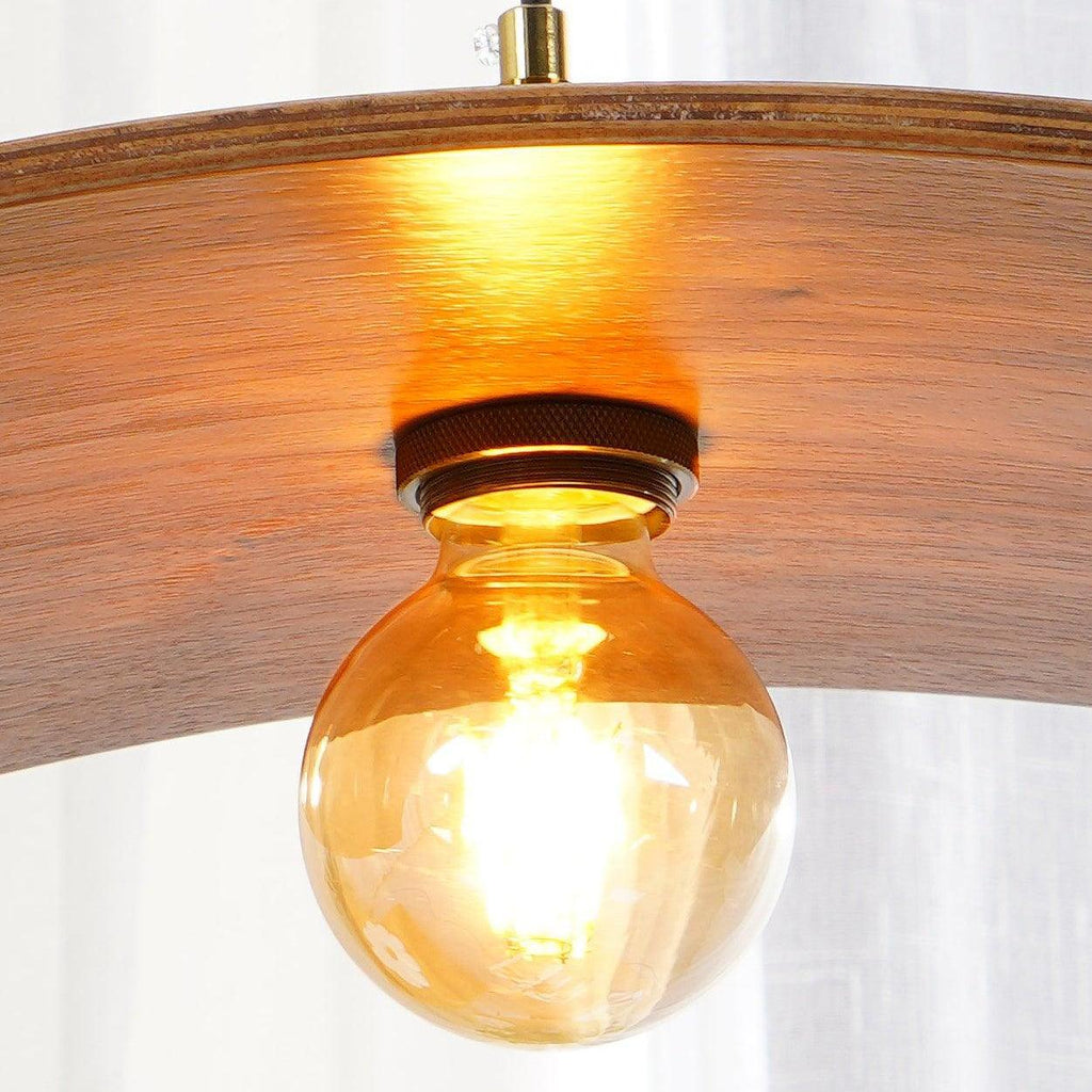 Libelle Suspension en Bois Courbé à Ailes - Neutralighting