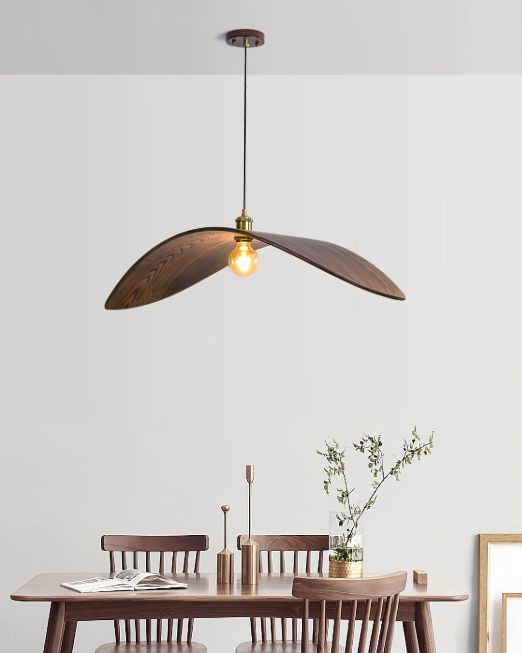 Libelle Suspension en Bois Courbé à Ailes - Neutralighting