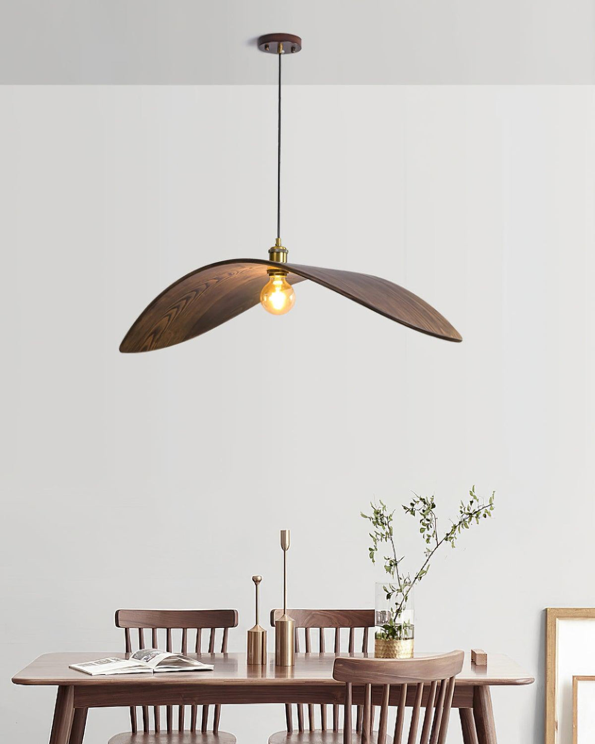 Libelle Suspension en Bois Courbé à Ailes - Neutralighting