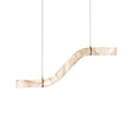 Liberty Chandelier Silhouette Ruban D'Albâtre Courbé - Neutralighting