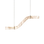 Liberty Chandelier Silhouette Ruban D'Albâtre Courbé - Neutralighting