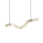 Liberty Chandelier Silhouette Ruban D'Albâtre Courbé - Neutralighting