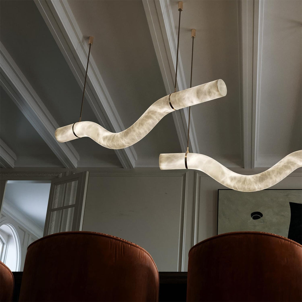 Lampe Pendentive Alabâtre Minimaliste Premium Élégance Errina - Neutralighting