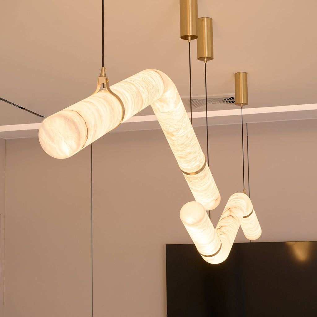 Lampe Pendentive Alabâtre Minimaliste Premium Élégance Errina - Neutralighting