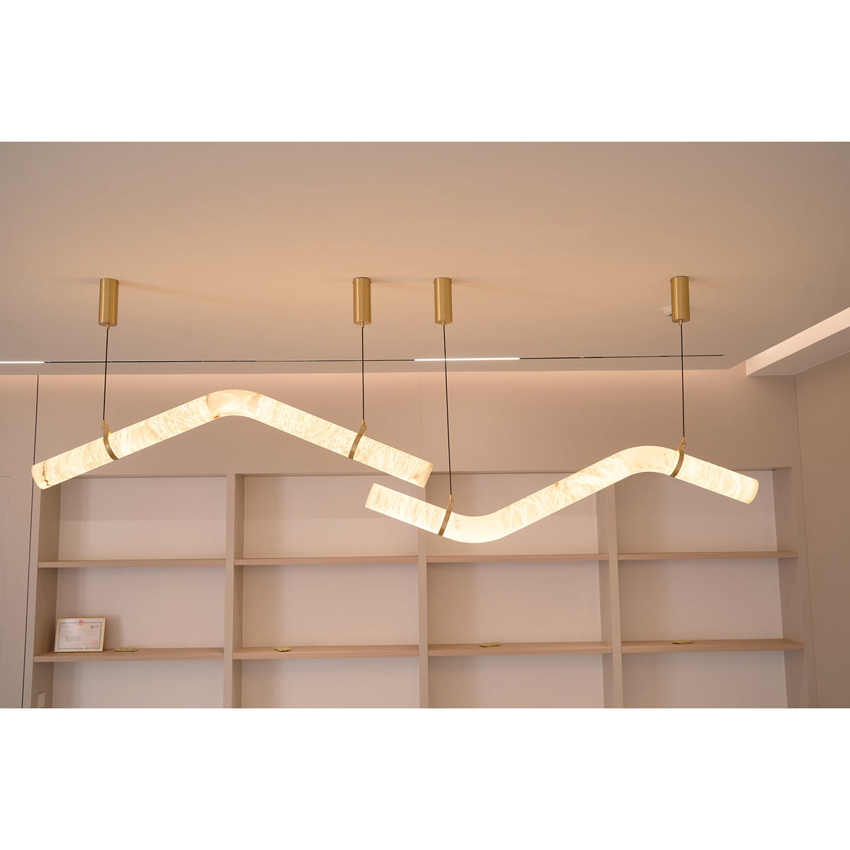 Lampe Pendentive Alabâtre Minimaliste Premium Élégance Errina - Neutralighting