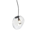 Lampe Pendentive en Verre Noir Moderne Minimaliste Lymara - Neutralighting
