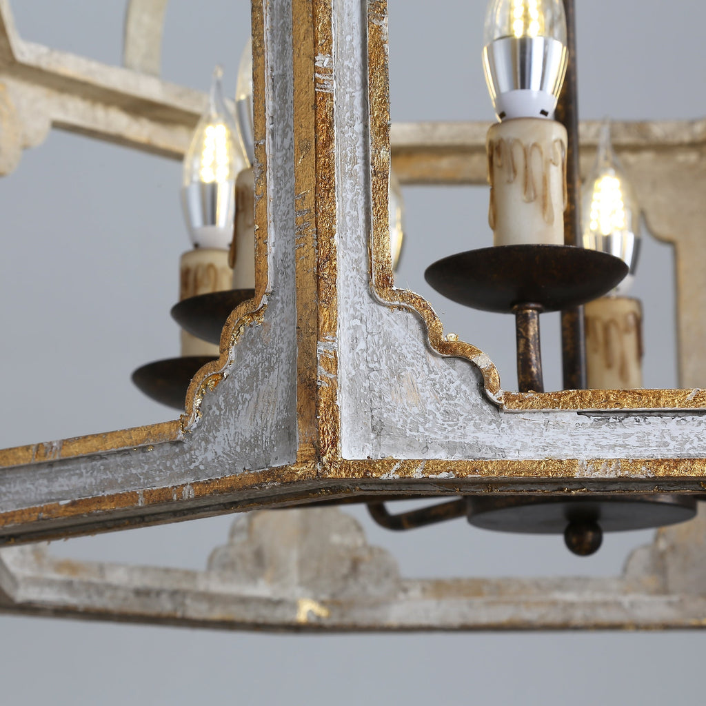 Lampe Pendentive en Bois et Métal Country Créativité Individuelle Virinira - Neutralighting
