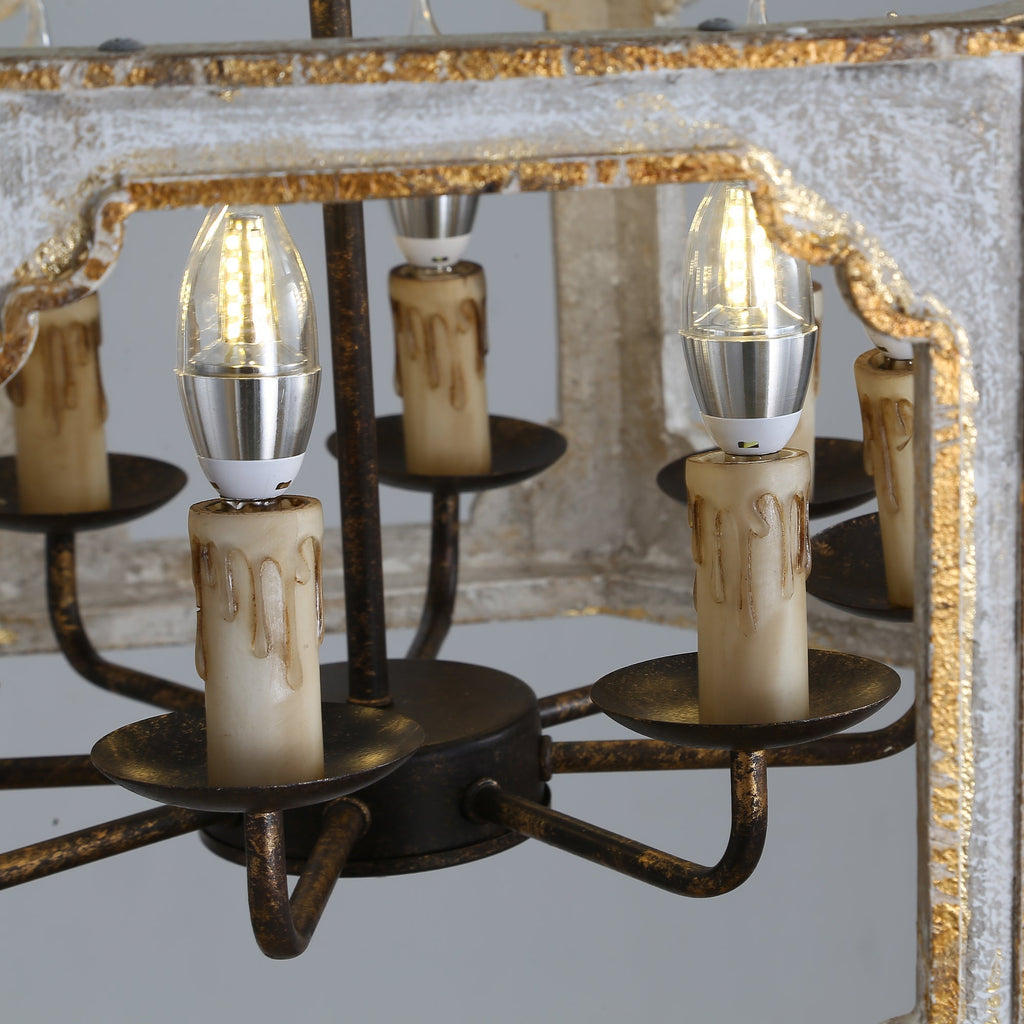 Lampe Pendentive en Bois et Métal Country Créativité Individuelle Virinira - Neutralighting