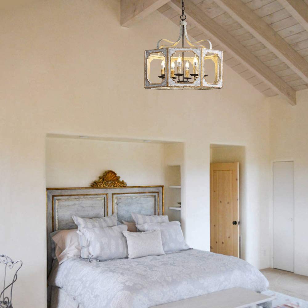 Lampe Pendentive en Bois et Métal Country Créativité Individuelle Virinira - Neutralighting