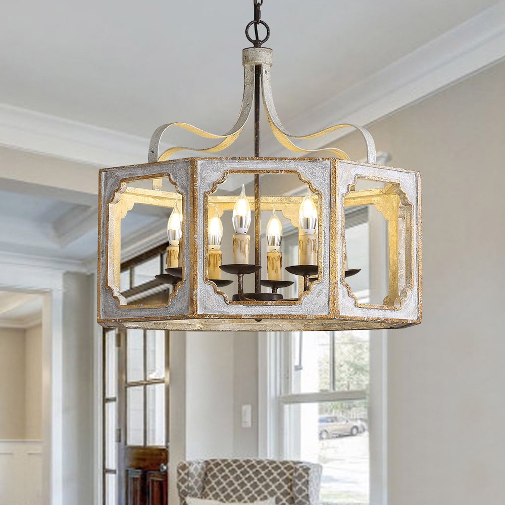 Lampe Pendentive en Bois et Métal Country Créativité Individuelle Virinira - Neutralighting
