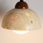 Fossil Travertine Swing Arm Wall Lamp Plug-in - Neutralighting