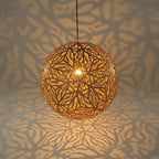 Lustra Suspension Géométrique en Bois Tressé - Neutralighting