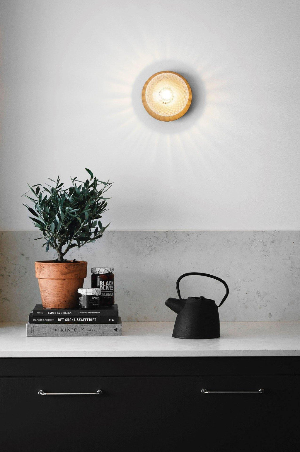 Irinor Applique murale en laiton de style nordique haut de gamme - Neutralighting