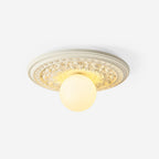 Ivorelle Plafonnier Sculpté Vintage - Neutralighting