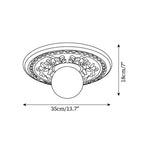 Ivorelle Plafonnier Sculpté Vintage - Neutralighting