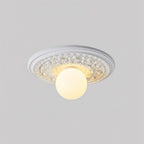 Ivorelle Plafonnier Sculpté Vintage - Neutralighting