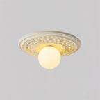 Ivorelle Plafonnier Sculpté Vintage - Neutralighting