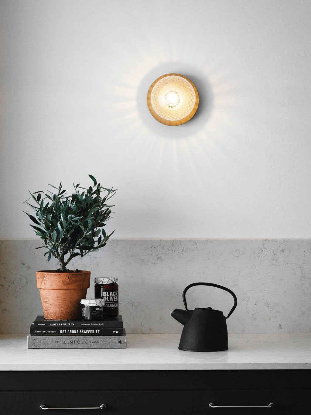 Irinor Applique murale en laiton de style nordique haut de gamme - Neutralighting
