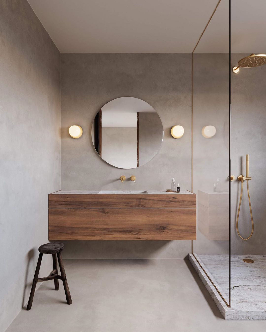 Irinor Applique murale en laiton de style nordique haut de gamme - Neutralighting