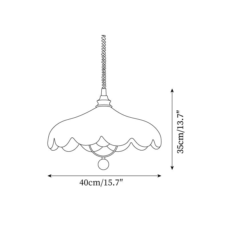 Stream Lampe Pendante Élégance Motif Pétales - Neutralighting
