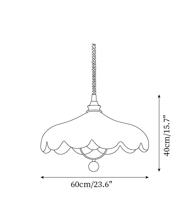 Stream Lampe Pendante Élégance Motif Pétales - Neutralighting