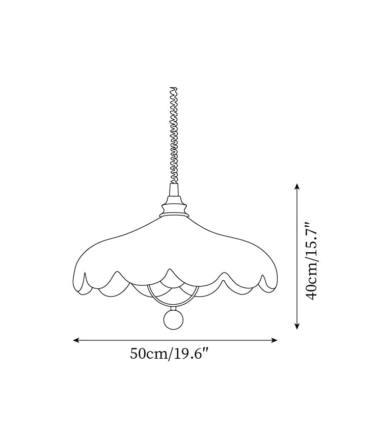 Stream Lampe Pendante Élégance Motif Pétales - Neutralighting