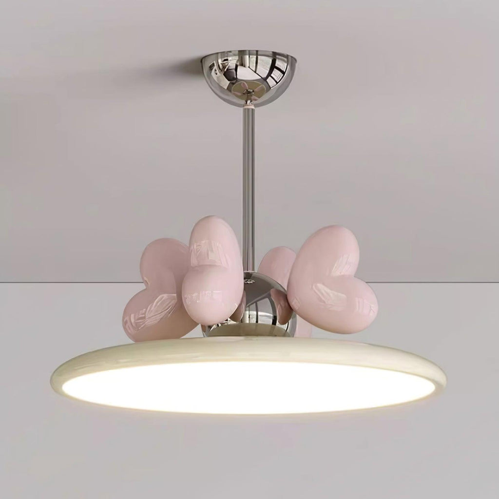 Lilia Lampe Suspendue Cœurs Roses Minimaliste - Neutralighting
