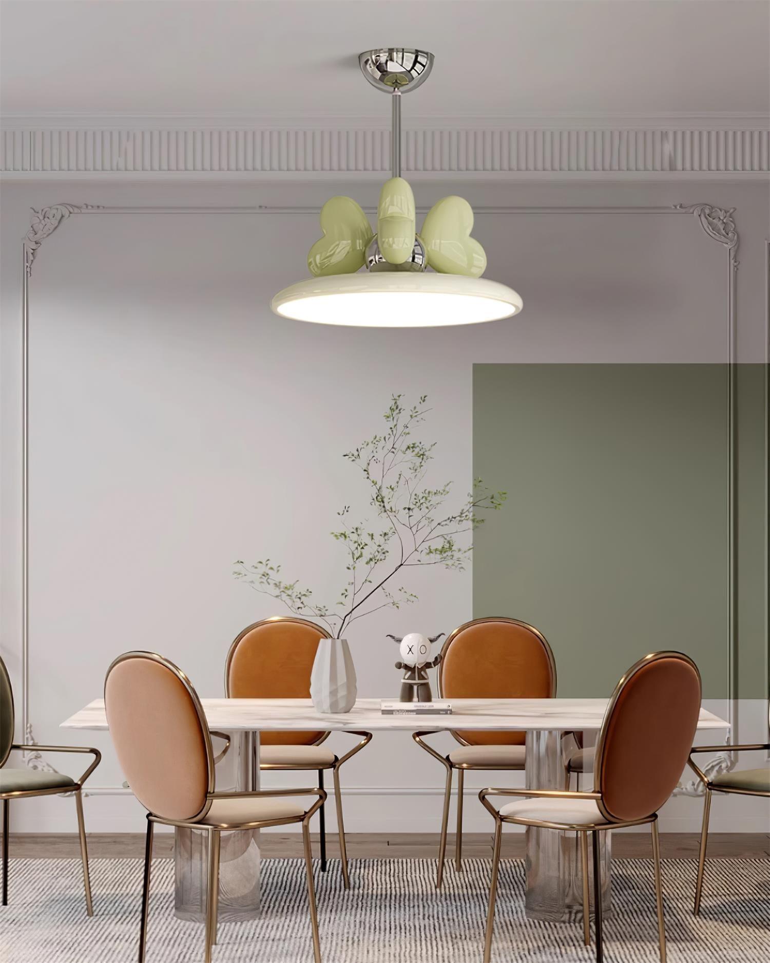Lilia Lampe Suspendue Cœurs Roses Minimaliste - Neutralighting