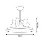 Lilia Lampe Suspendue Cœurs Roses Minimaliste - Neutralighting