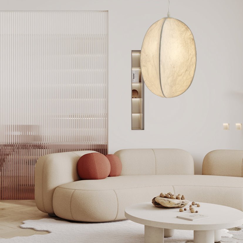 Cocoon Lampe Pendante en Soie Minimaliste - Neutralighting