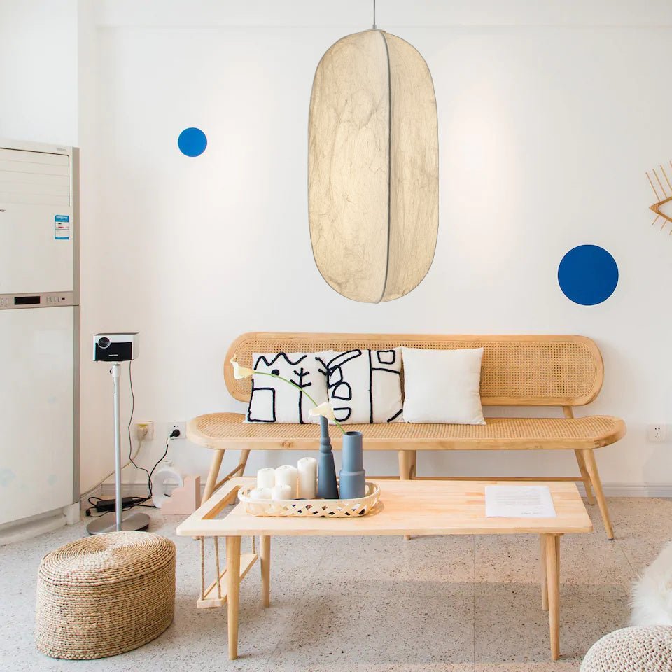 Cocoon Lampe Pendante en Soie Minimaliste - Neutralighting