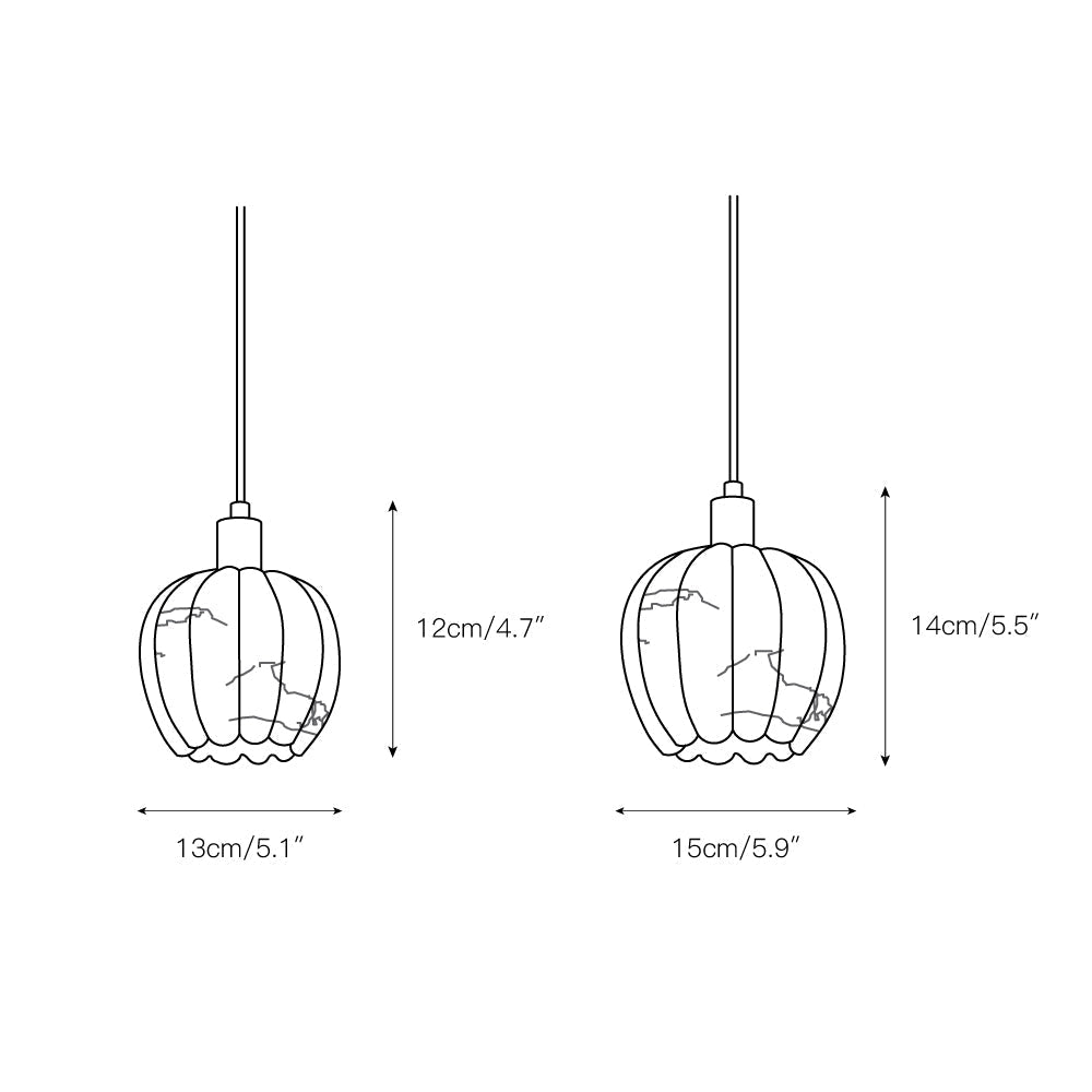 Lampe Pendentive en Laiton et Albâtre Moderne Minimaliste Olraeos - Neutralighting