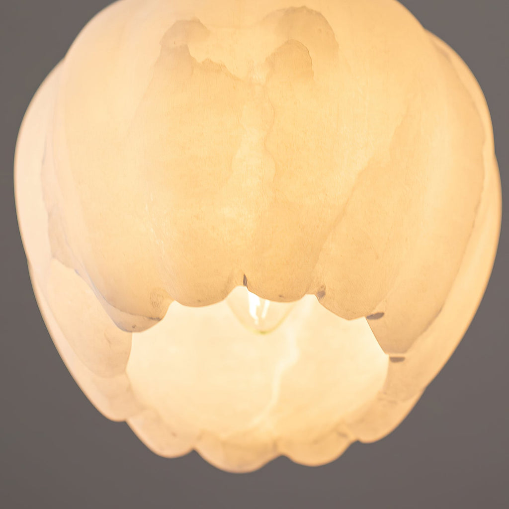 Lampe Pendentive en Laiton et Albâtre Moderne Minimaliste Olraeos - Neutralighting