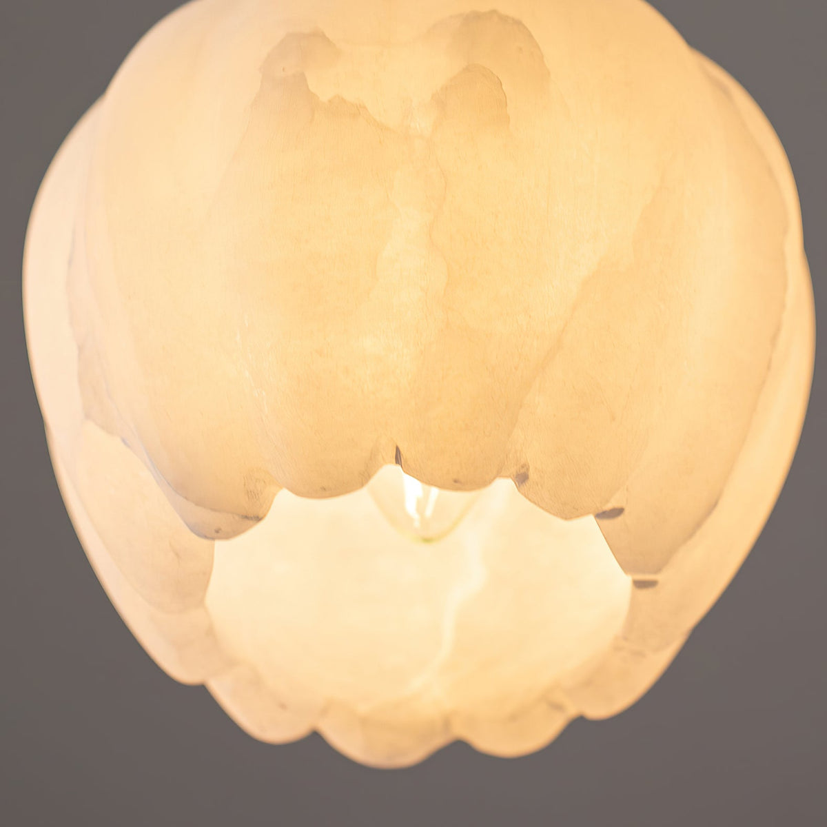 Lampe Pendentive en Laiton et Albâtre Moderne Minimaliste Olraeos - Neutralighting