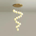 Lilium Lustre Pétales en Cascades Suspendus - Neutralighting