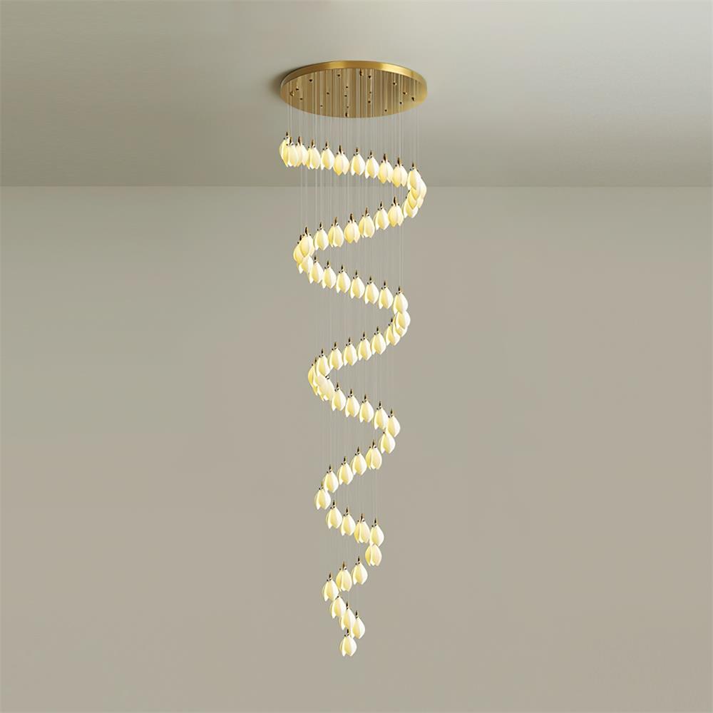 Lilium Lustre Pétales en Cascades Suspendus - Neutralighting