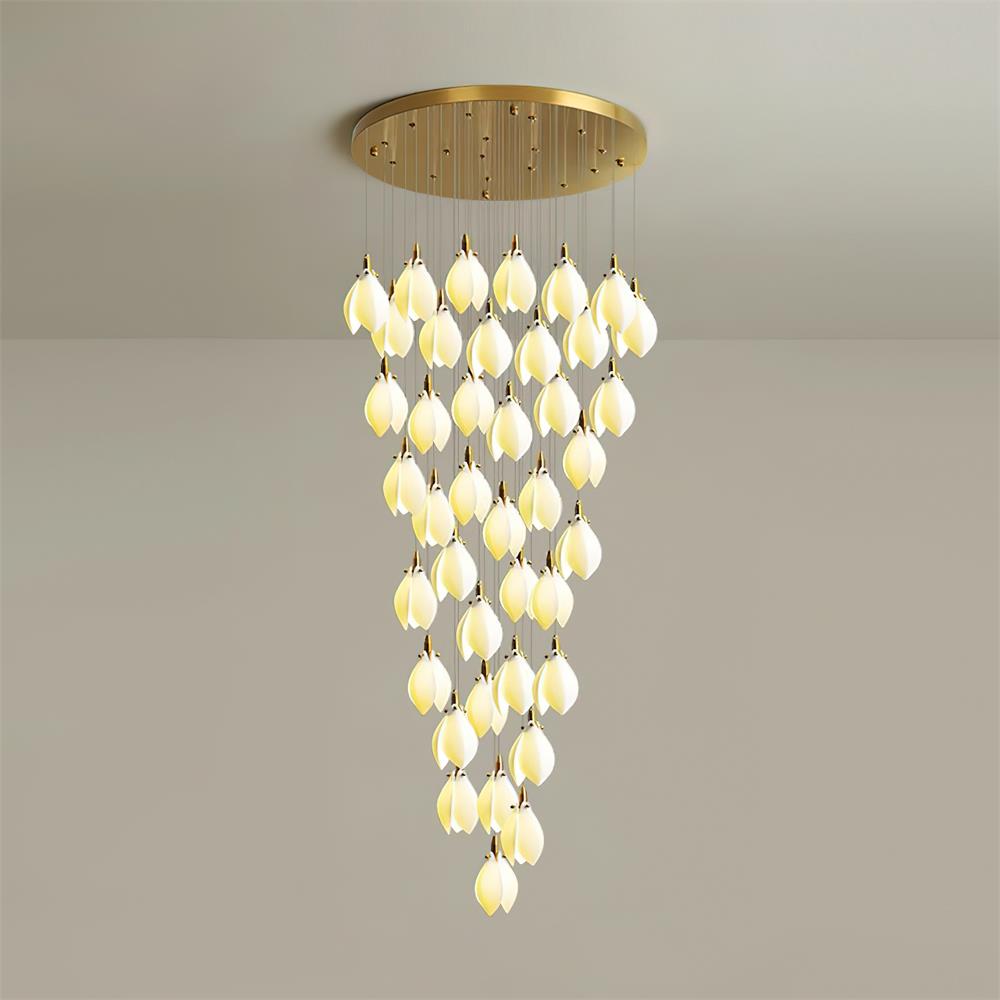 Lilium Lustre Pétales en Cascades Suspendus - Neutralighting