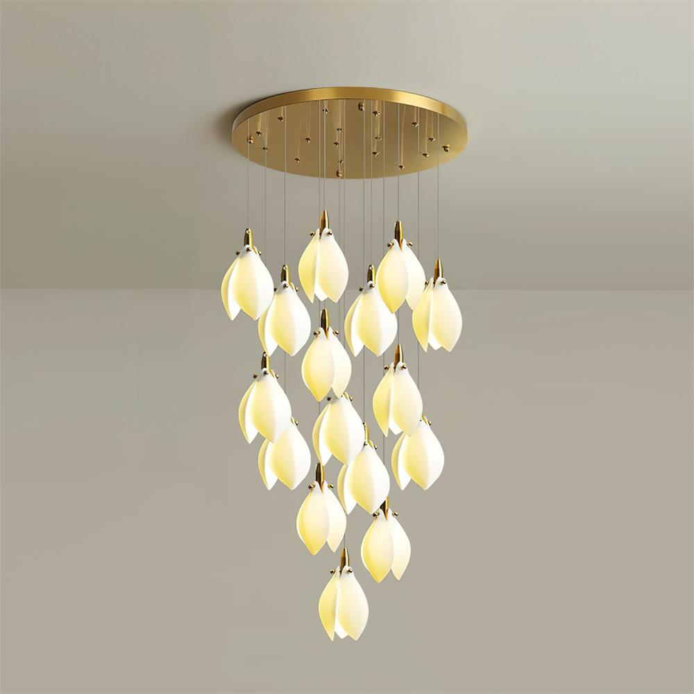 Lilium Lustre Pétales en Cascades Suspendus - Neutralighting