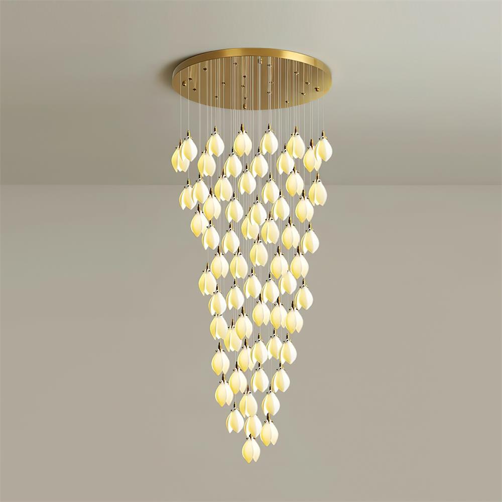Lilium Lustre Pétales en Cascades Suspendus - Neutralighting