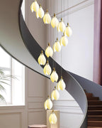 Lilium Lustre Pétales en Cascades Suspendus - Neutralighting