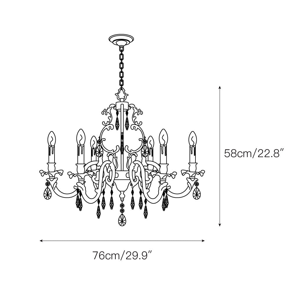 Olrinila Lustre en Cristal de Luxe Postmoderne en Laiton - Neutralighting