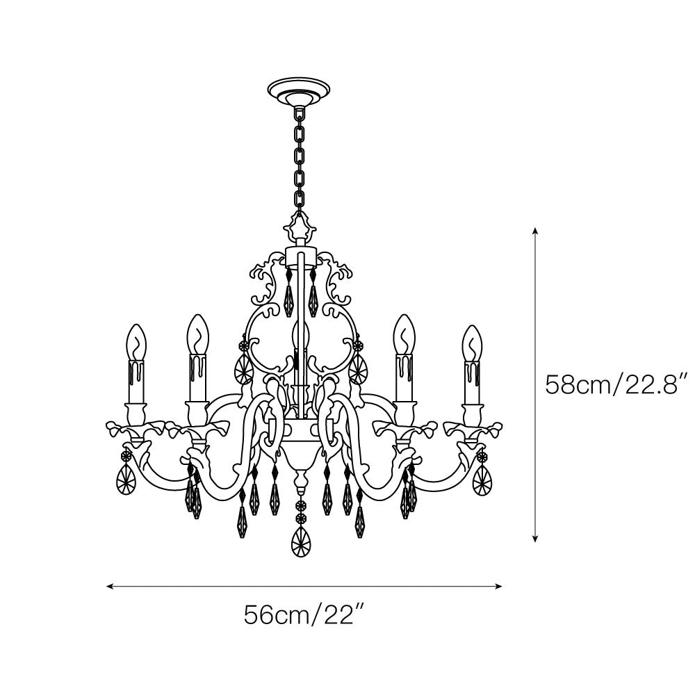 Olrinila Lustre en Cristal de Luxe Postmoderne en Laiton - Neutralighting