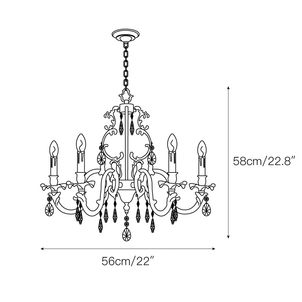 Olrinila Lustre en Cristal de Luxe Postmoderne en Laiton - Neutralighting